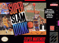 Super Slam Dunk Super Nintendo US box art